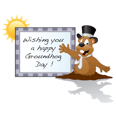 Ground-Hog-Day Groundhog cartoon
